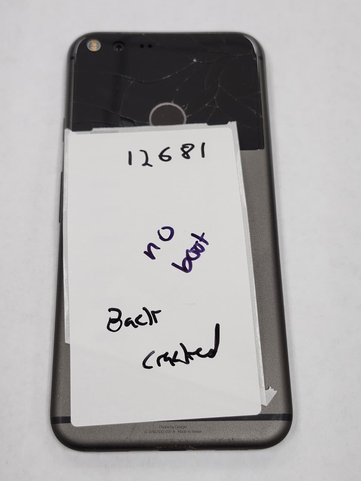 FOR PARTS – Google Pixel XL – 32GB – Black – Unknown – 12681