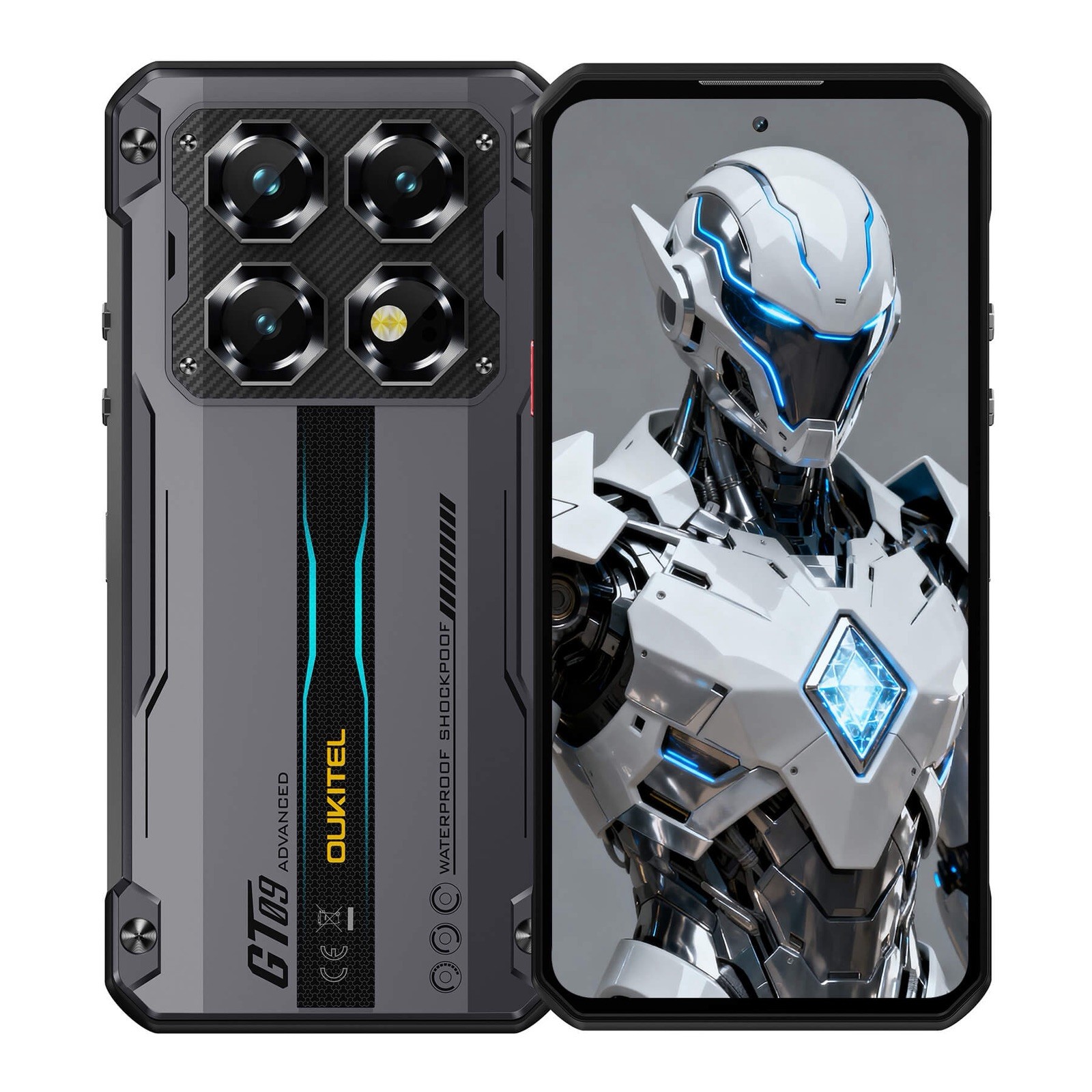 OUKITEL WP60 Rugged Phone 7.2” 16GB Ram/512GB 108MP 10000mAh Black SEALED