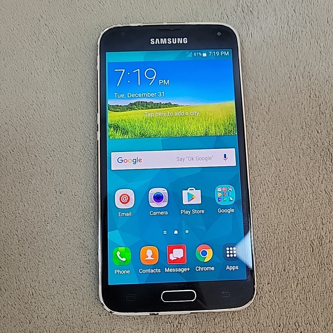 Samsung Galaxy S5 16GB Verizon Smartphone Reset Powers On READ