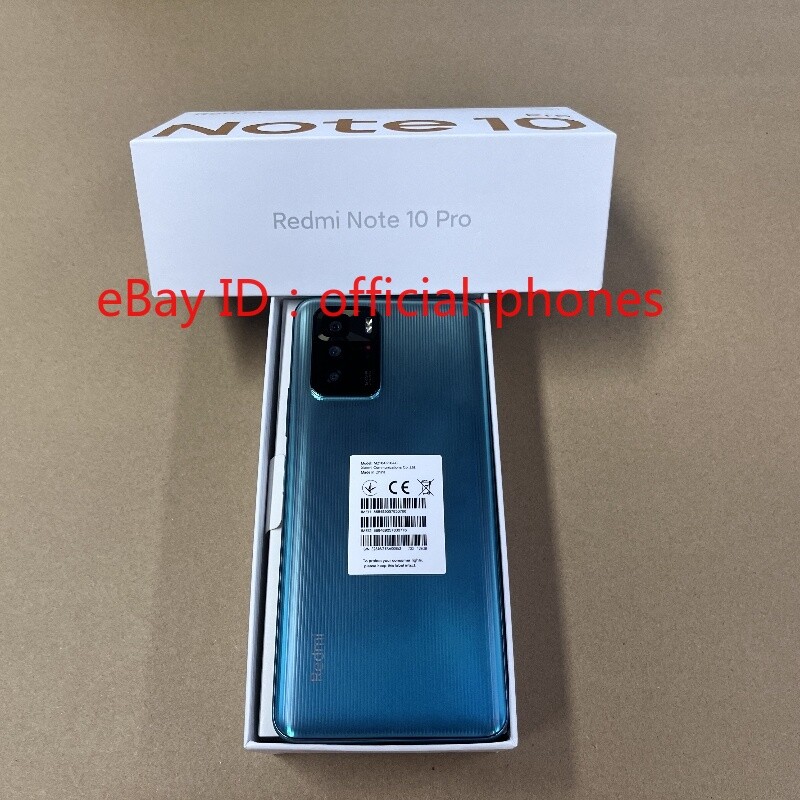 Xiaomi Redmi Note 10 Pro 5G 6/128GB 6.6″ 64MP Octa-core Unlocked New Unopened