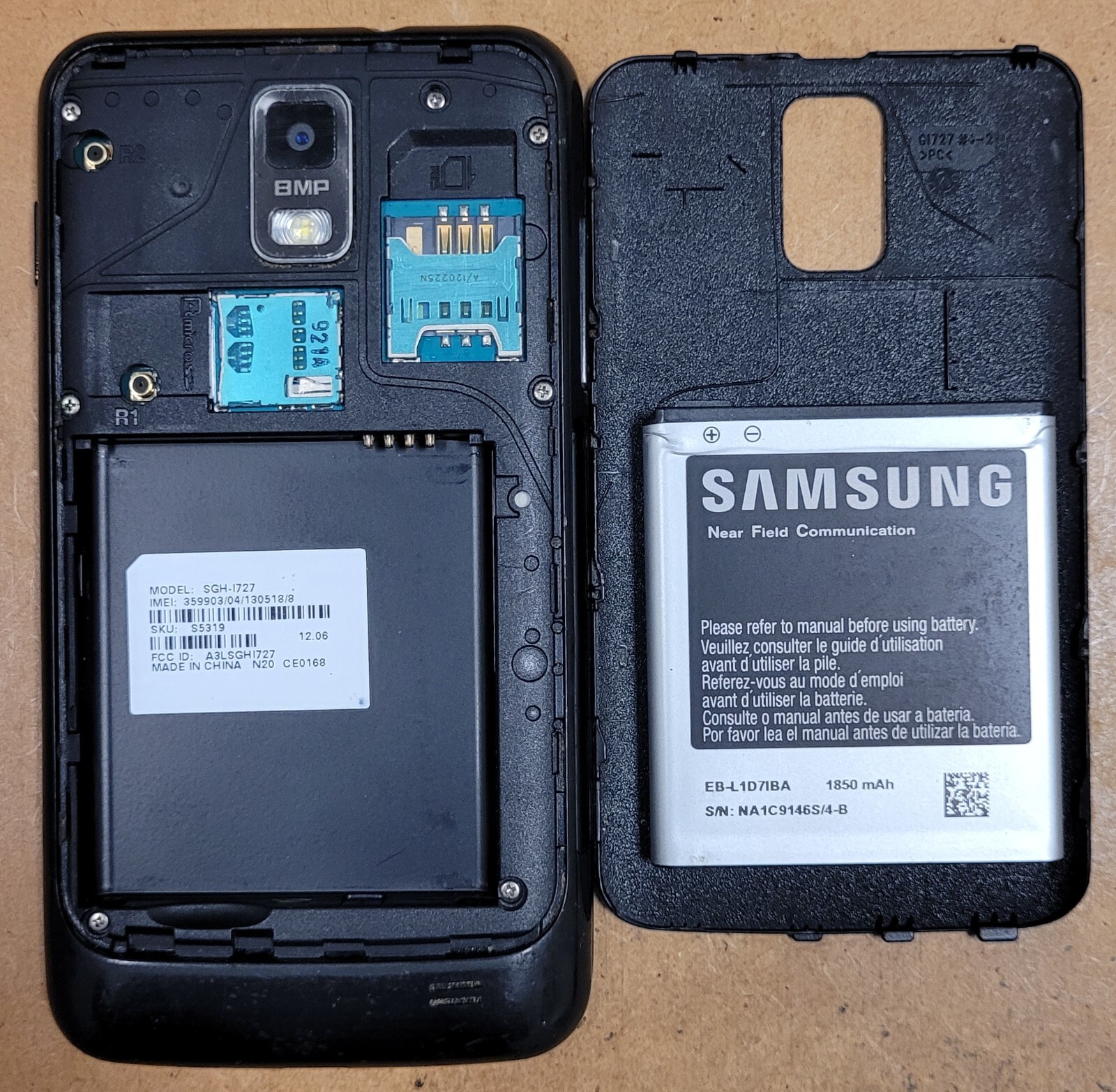 Samsung Galaxy S2 S II Skyrocket SGH-I727 – Gray ( AT&T ) Very Rare Smartphone