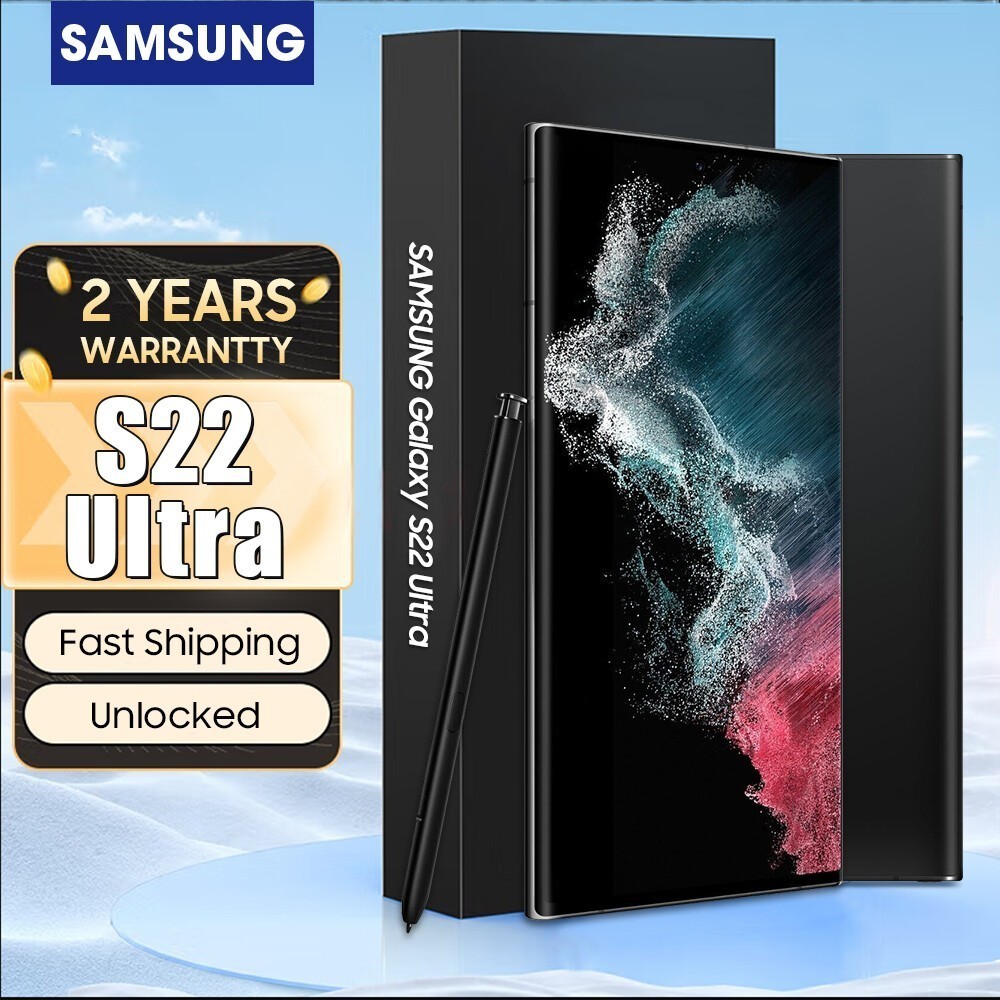 NEW SAMSUNG GALAXY S22 ULTRA 5G Unlocked 128GB 256GB 512GB 2 YEAR WARRANTY