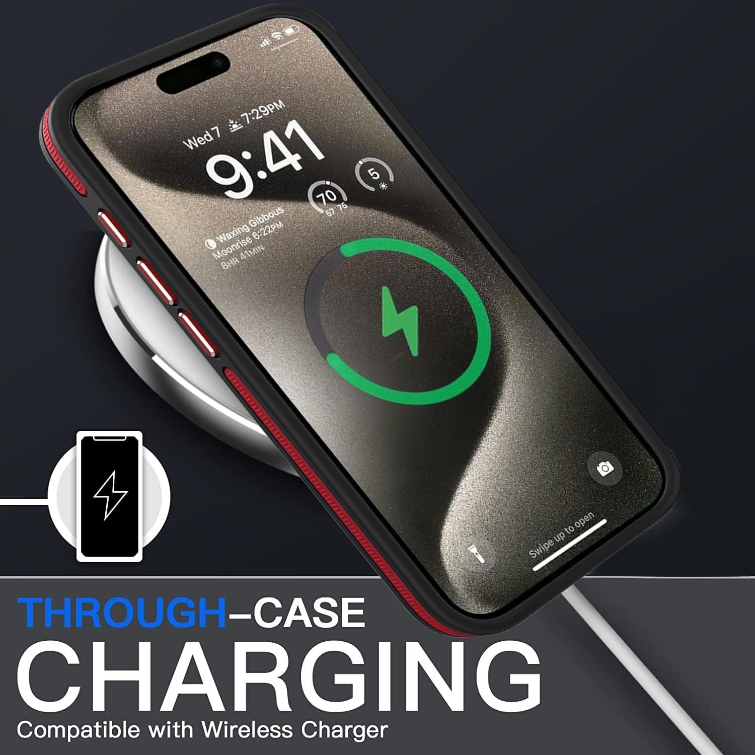 iPhone 14 Pro Max Case Translucent Matte Back Slim Magnetic Case for iPhone 14 P