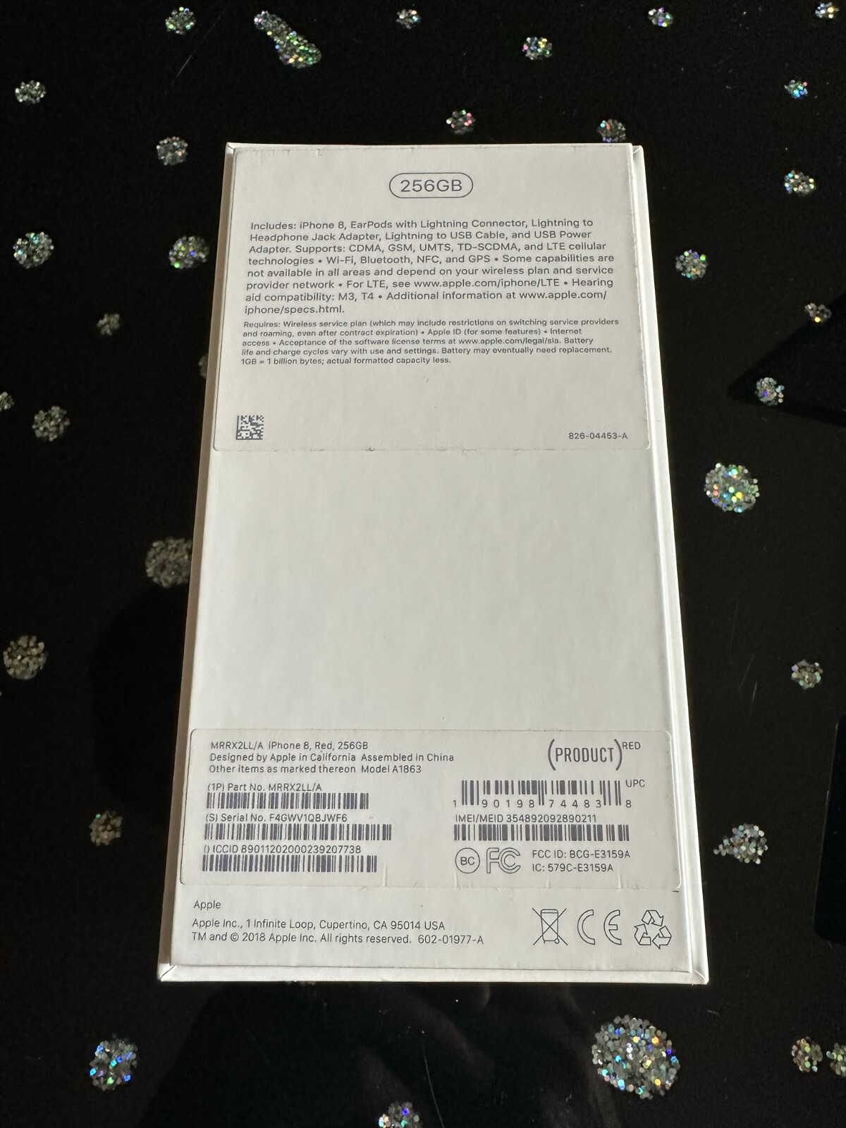 Apple iPhone 8 – 128GB – Silver (Unlocked) A1863 (CDMA + GSM) – $155.00