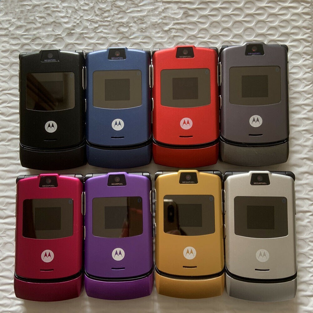 Motorola RAZR V3 V3i Retro Flip Phone – All Colours Unlocked – Pristine GRADE A+