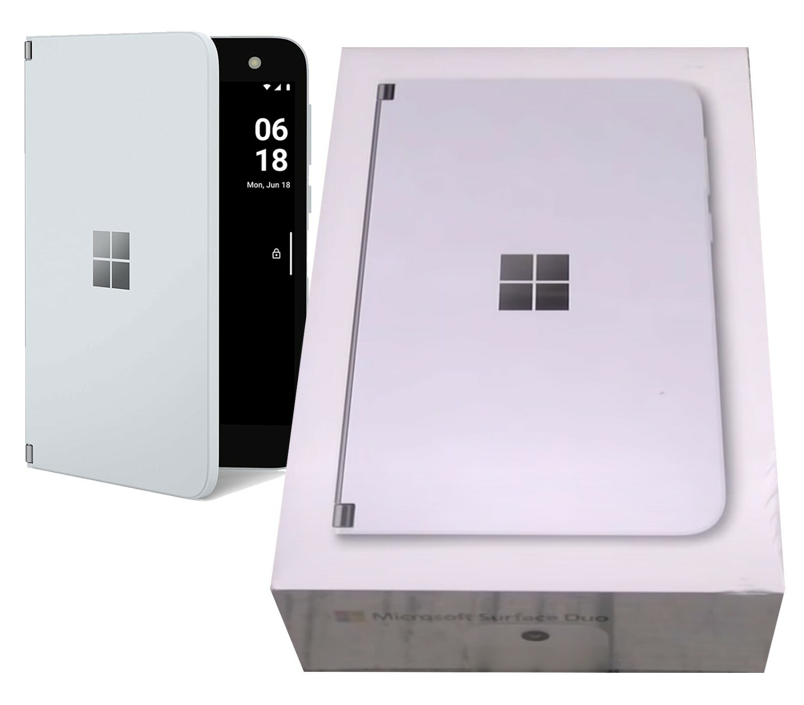 BNIB Microsoft Surface Duo Dual-SIM Glacier 128GB ROM Factory Unlocked GSM