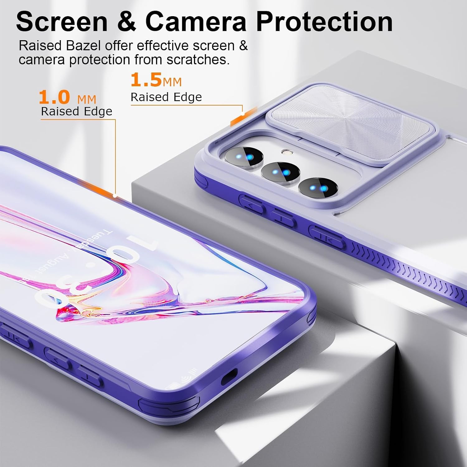6.8 inch Clear Slim Fit Shockproof Case for Samsung Galaxy S25 Ultra 5G