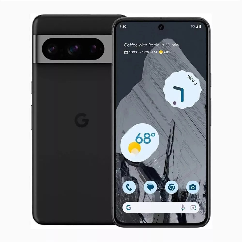 OEM Unlocked Google Pixel 8 Pro 128GB 6.7″120Hz 50MP Camera IP68 Tensor G3 Phone