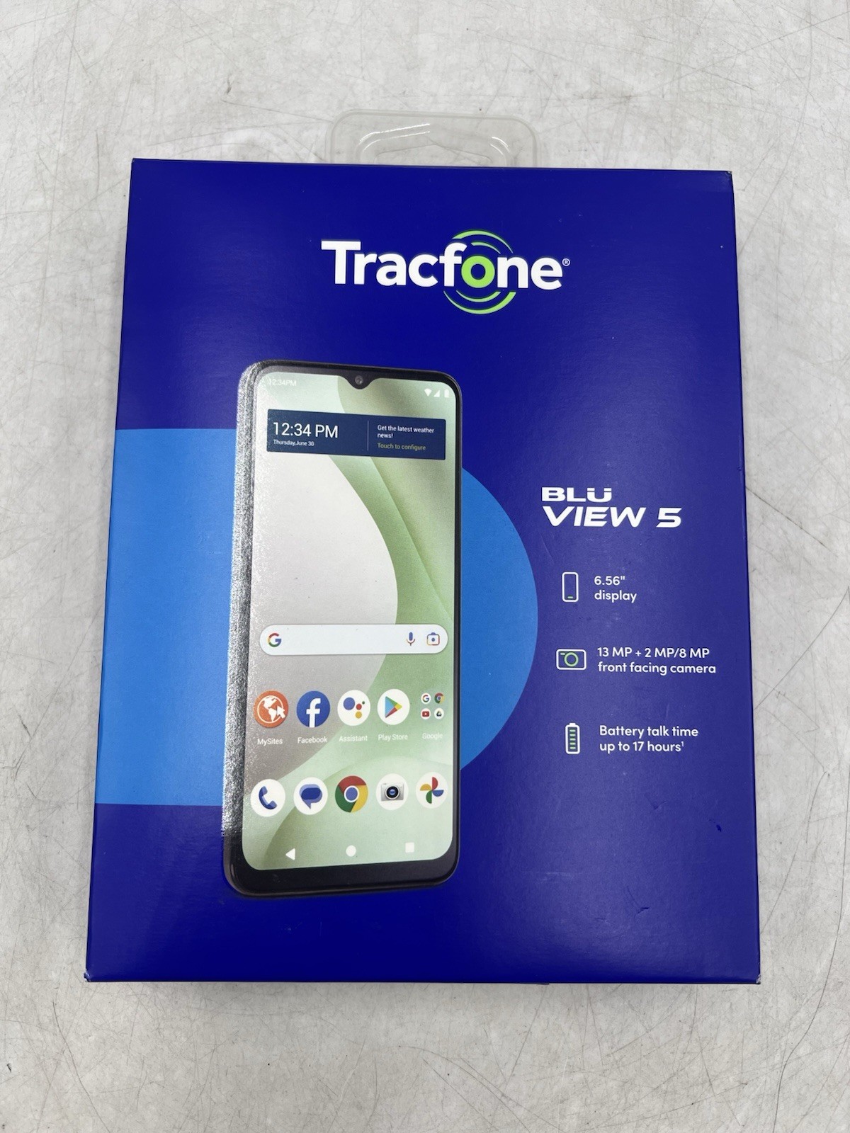 Tracfone Blu View 5 64 Gb Memory Factory Sealed Never Activated