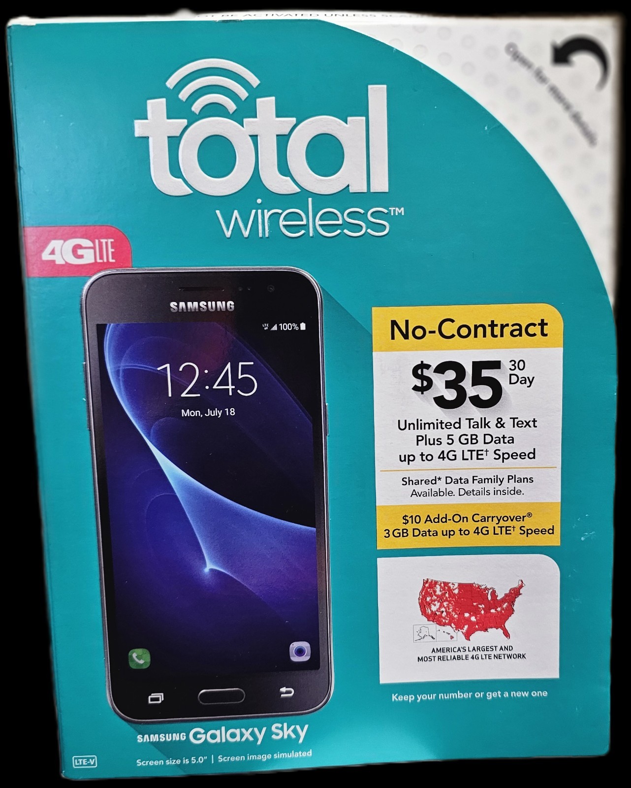 Total Wireless Prepaid Samsung Galaxy J3 Orbit Phone 16GB – Brand New Sealed
