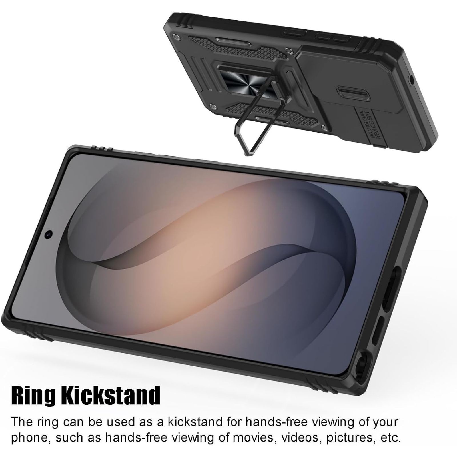 For Samsung Galaxy S26 Ultra Case w/ Military Grade Protective Cover & Kickstand