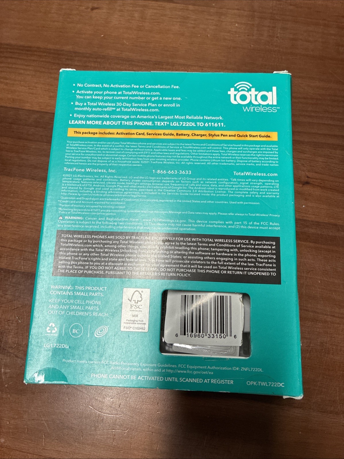 Total Wireless LG Stylo 5 32GB New