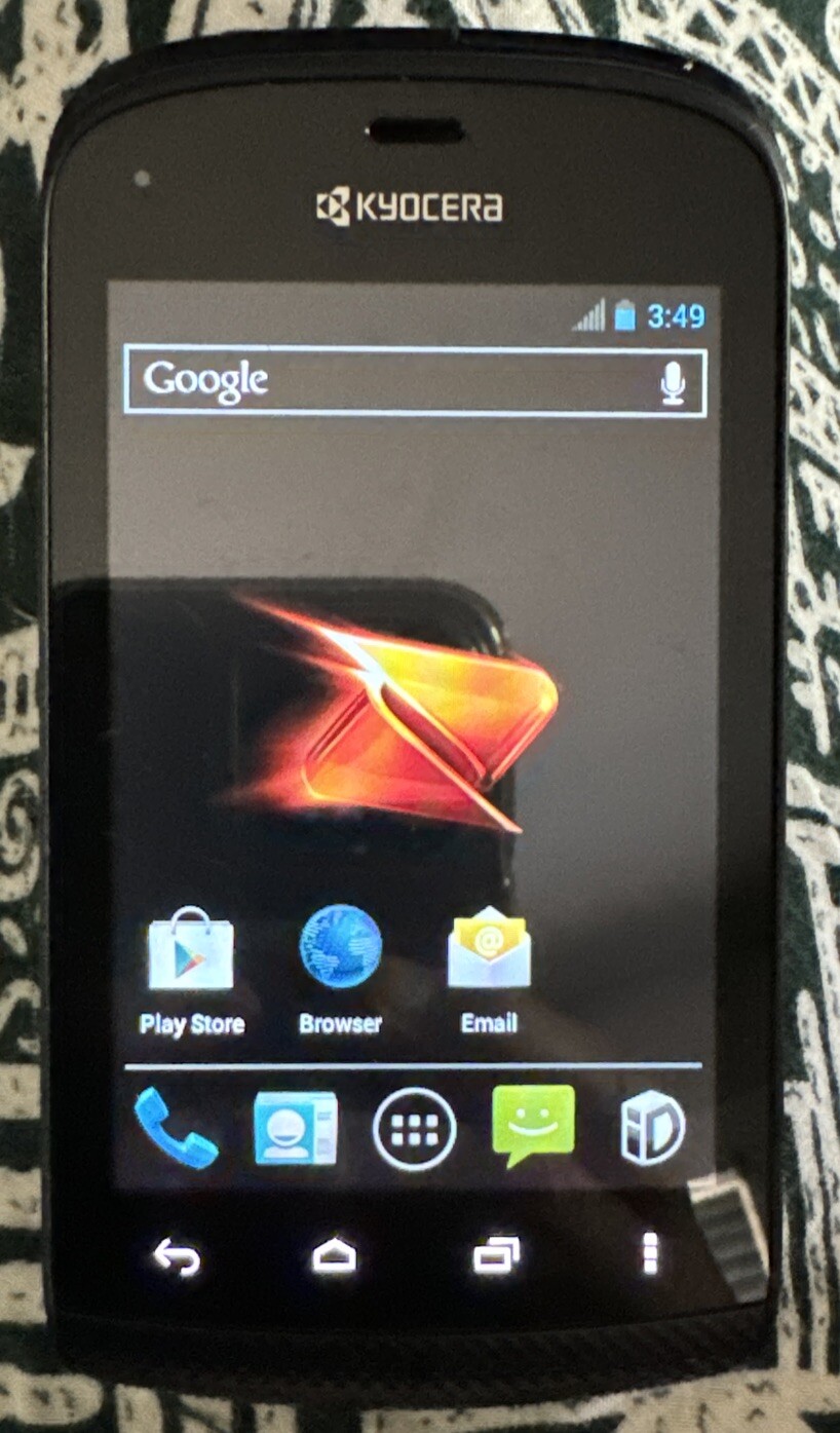 Kyocera Hydro (Boost) 2GB C5170 Black Excellent Used CDMA Vintage