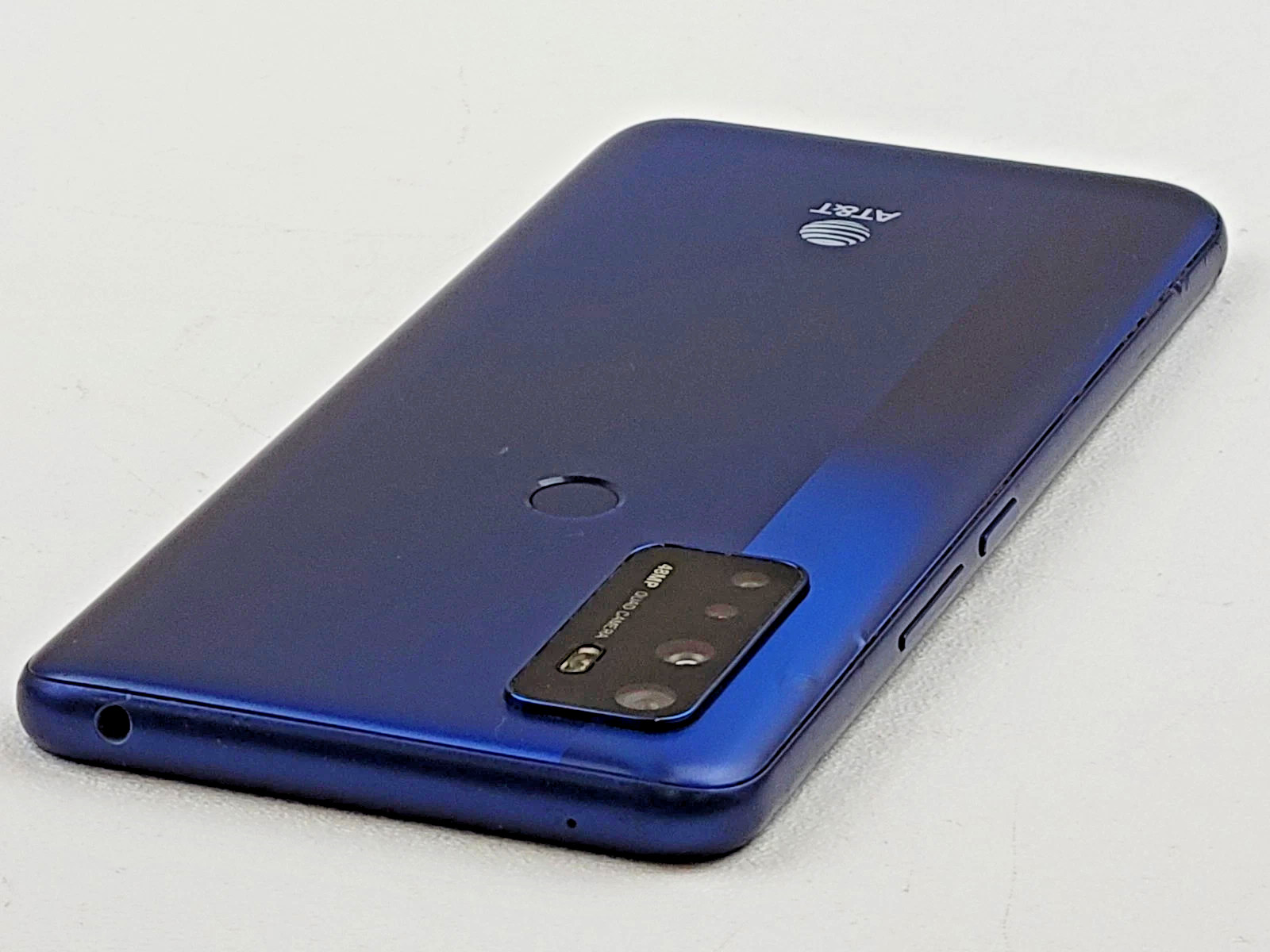 AT&T EA211001 Radiant Max 5G 6.8″ 64GB Storage 4GB RAM Electric Blue LTE Prepaid