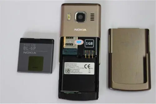 6500C Nokia 6500 2MP MP3 Internal 1GB Bluetooth Memory Original Classic Phone