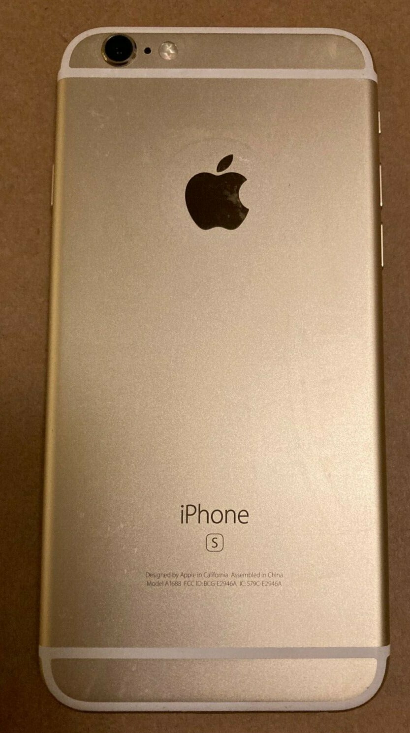 Apple iPhone 6s – 64GB – Gold (Unlocked) A1688 (CDMA + GSM)