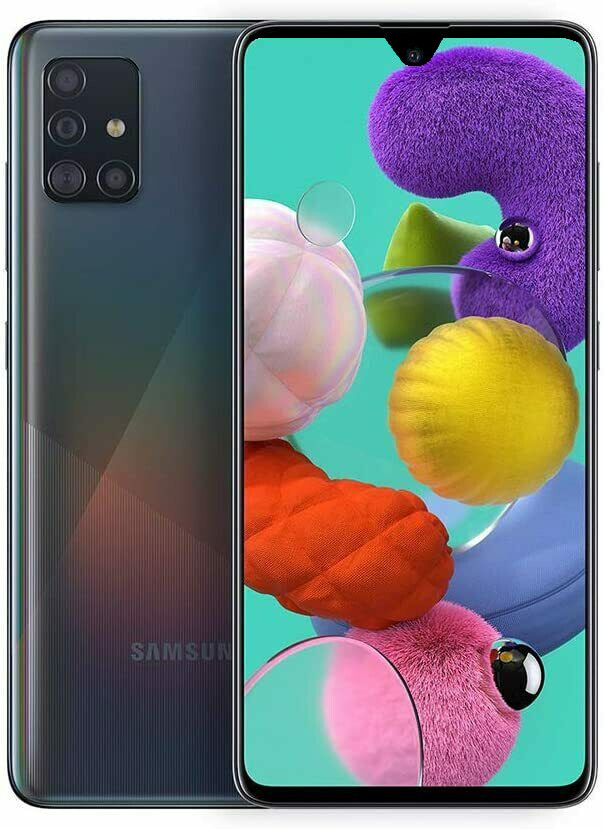 UNLOCKED Samsung Galaxy A51 LTE A515U 128GB Smart Phone / LYCA T-Mobile *A GRADE