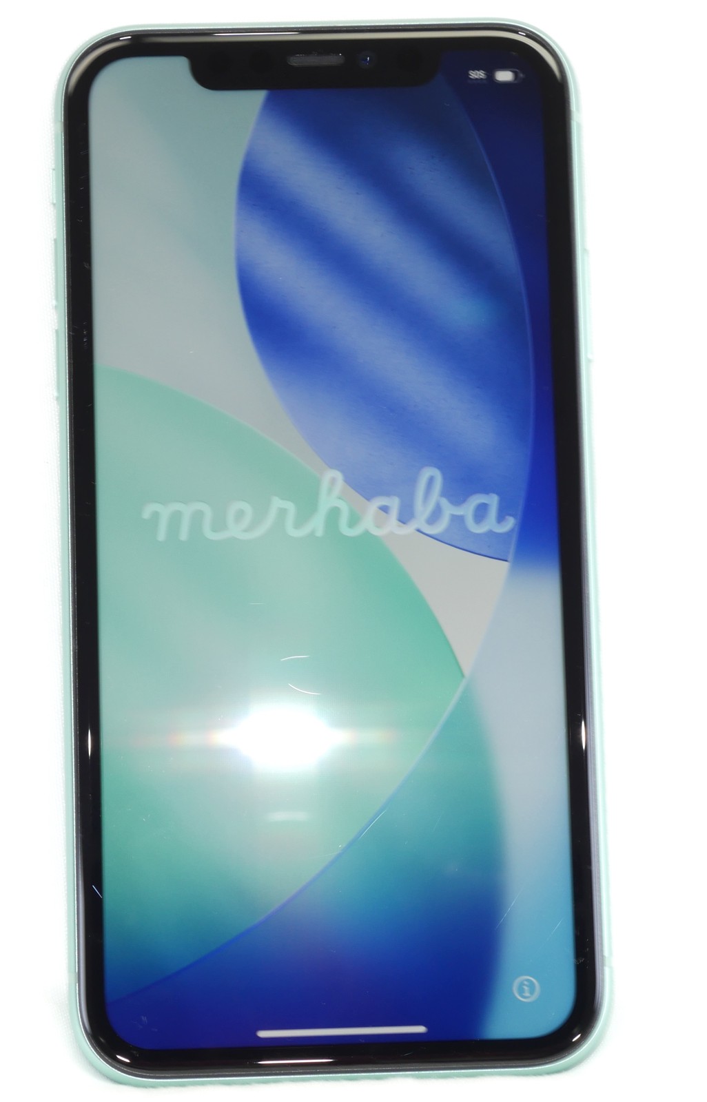 Apple iPhone 11 A2111 64 GB Mint Green Locked AT&T Grade B No SIM