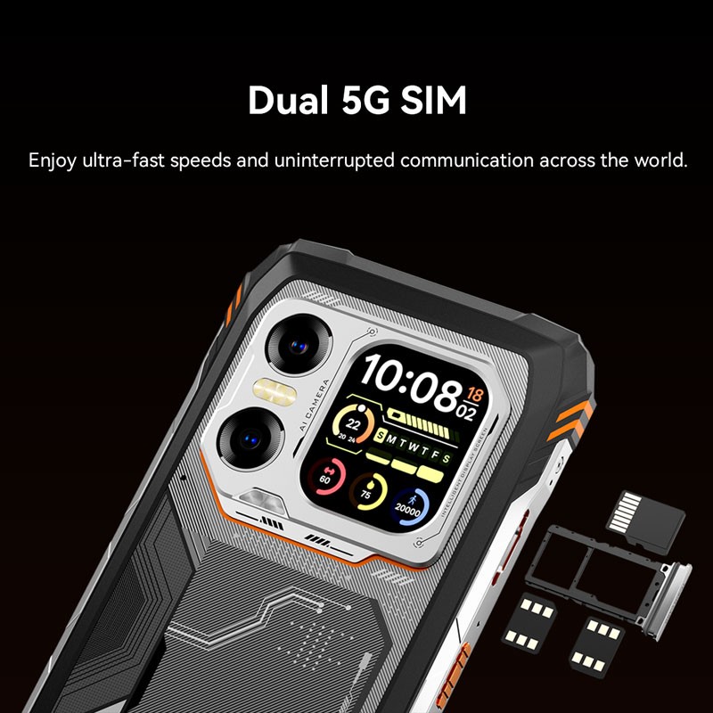 Global Blackview XPLORE X1 5G AI Rugged Smartphone Android 15 Waterproof Mobile