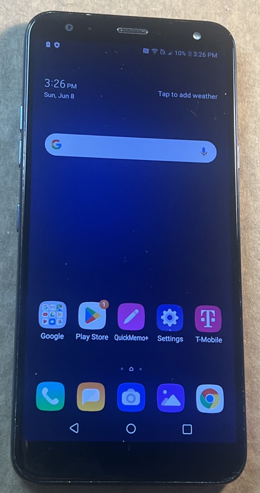 LG K40, LM-X420, 32GB, Gray, (T-Mobile), Android, Tested, Reset, See Info & Pic