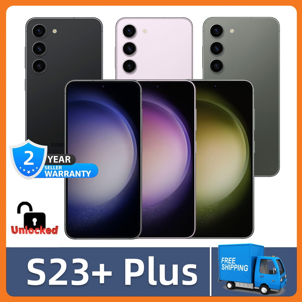 New Samsung Galaxy S23+ Plus 5G SM-S916U1 256-512GB Factory Unlocked All Carrier