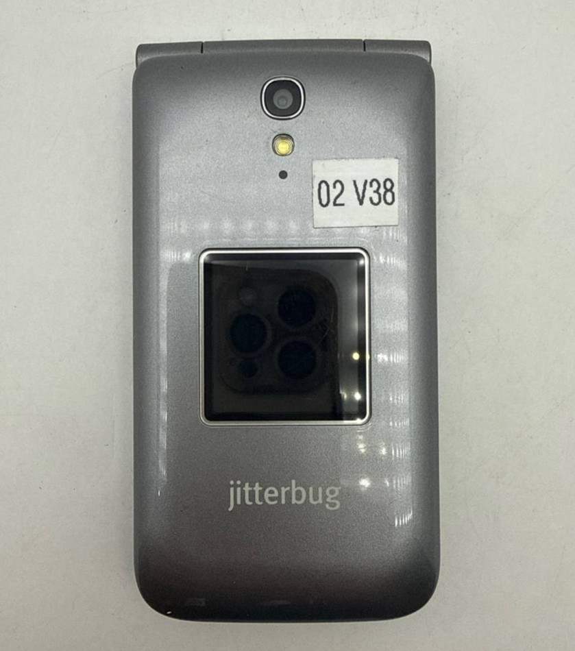 Alcatel Jitterbug Flip 4043S Flip Phone 4G LTE 3.2″ Display 4GB 2MP Camera Gray