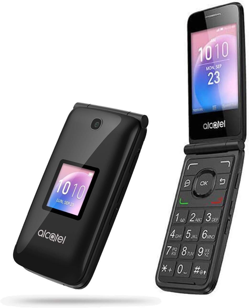 Alcatel GO Flip 4G LTE HD-Voice Basic Flip Phone T-Mobile GSM Unlocked (4044W)