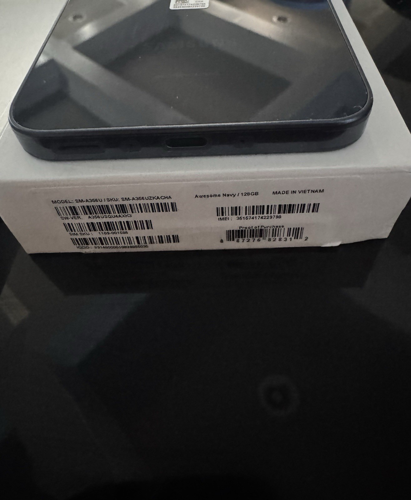 Samsung Galaxy A35 5G Smartphone 128GB Spectrum Mobile Awesome Navy