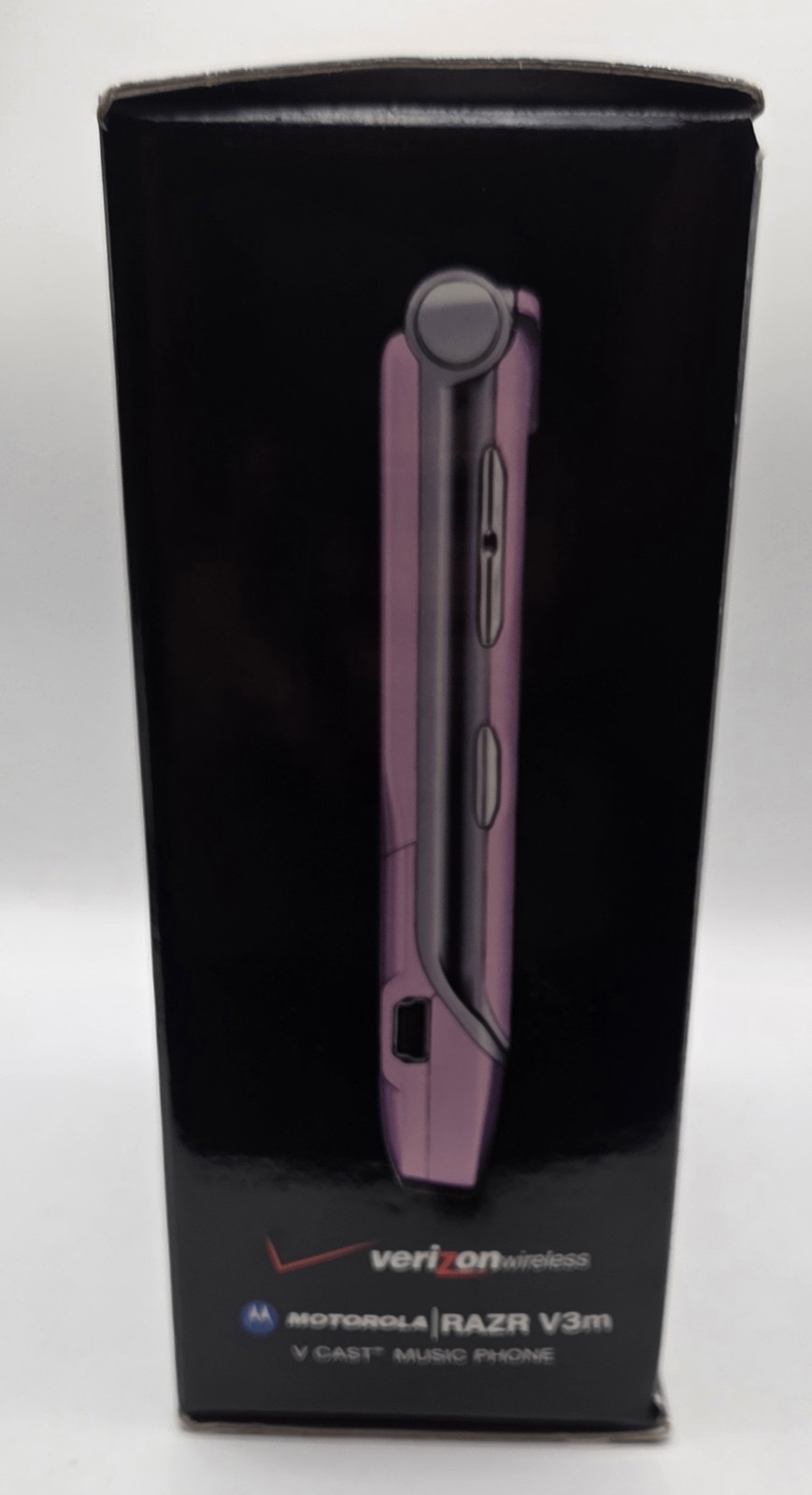 Motorola RAZR V3m Pink with Silver Vintage Rare Flip Phone Tested Works Megapix
