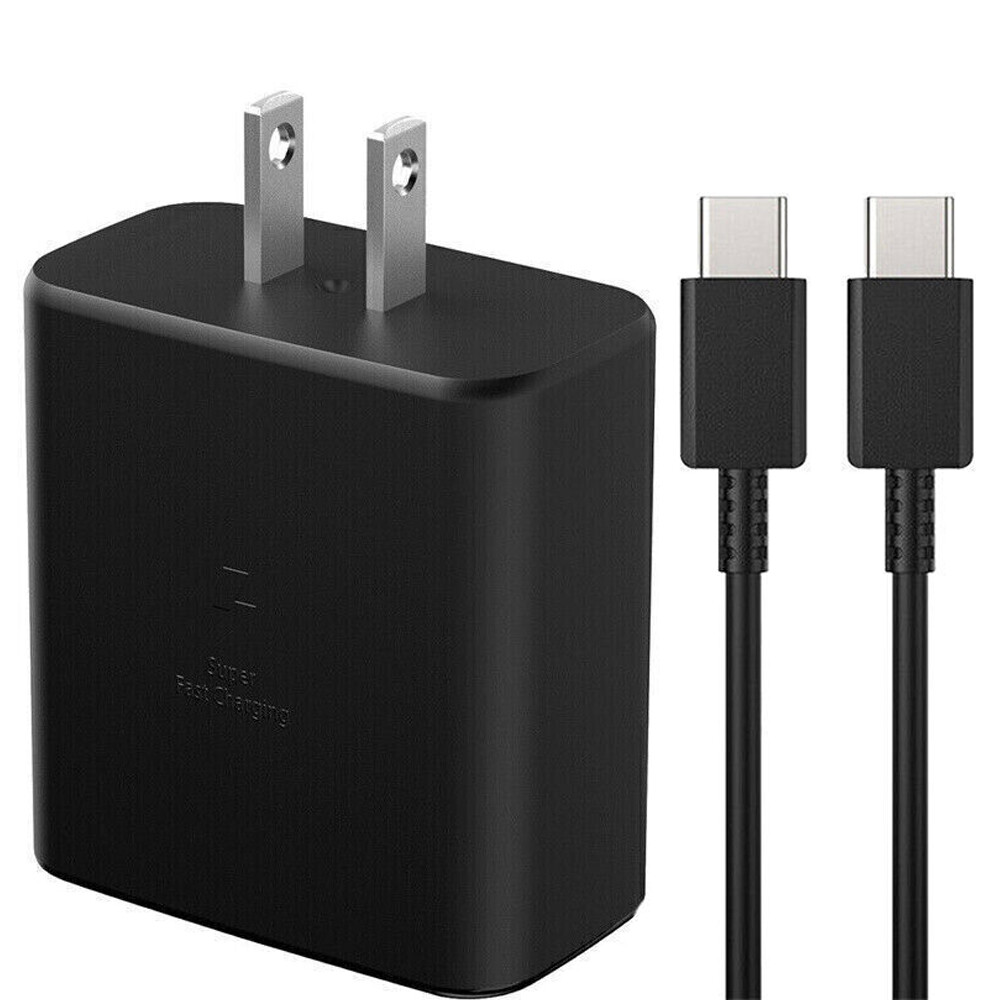 45w Type USB-C Super Fast Wall Charger 6FT Cable For Samsung Galaxy S23 S22 S21❗