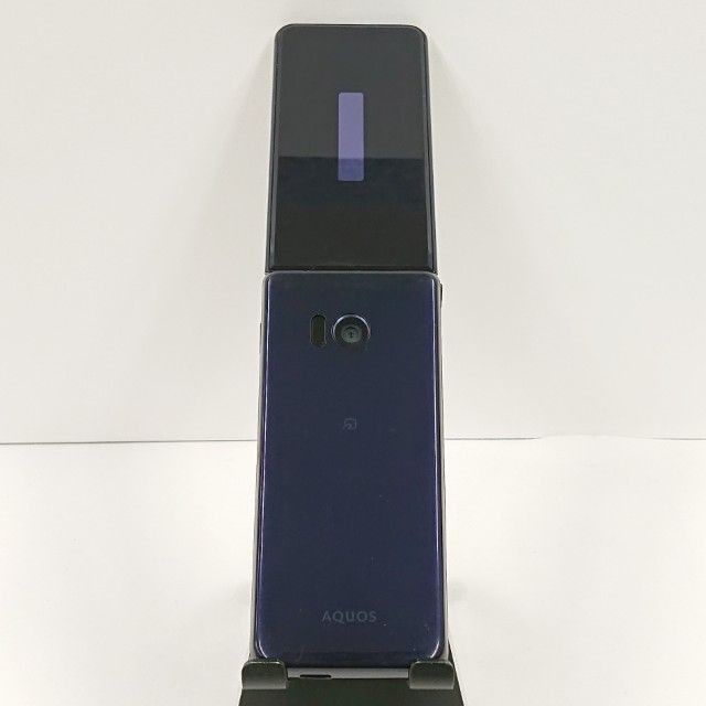 Sharp Aquos Mobile Sh-01J Docomo Blue Black Main Body C20413 Japanese Flip phone