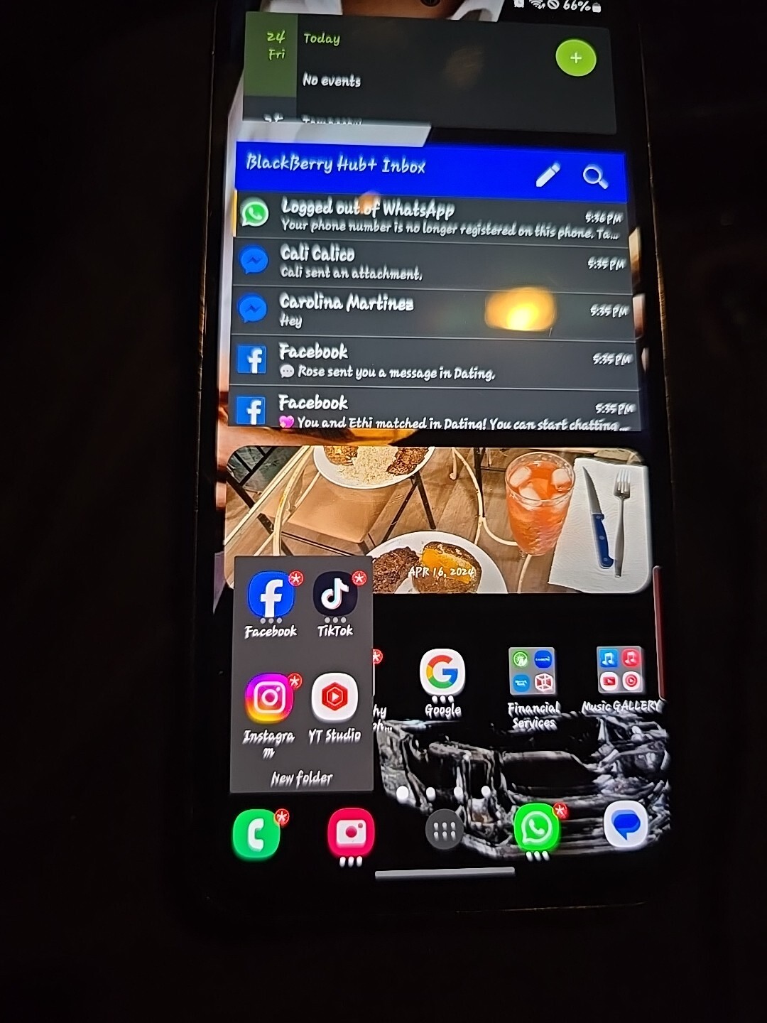 Samsung Galaxy A54 5G With TikTok And CapCut Installed SD Card Slot