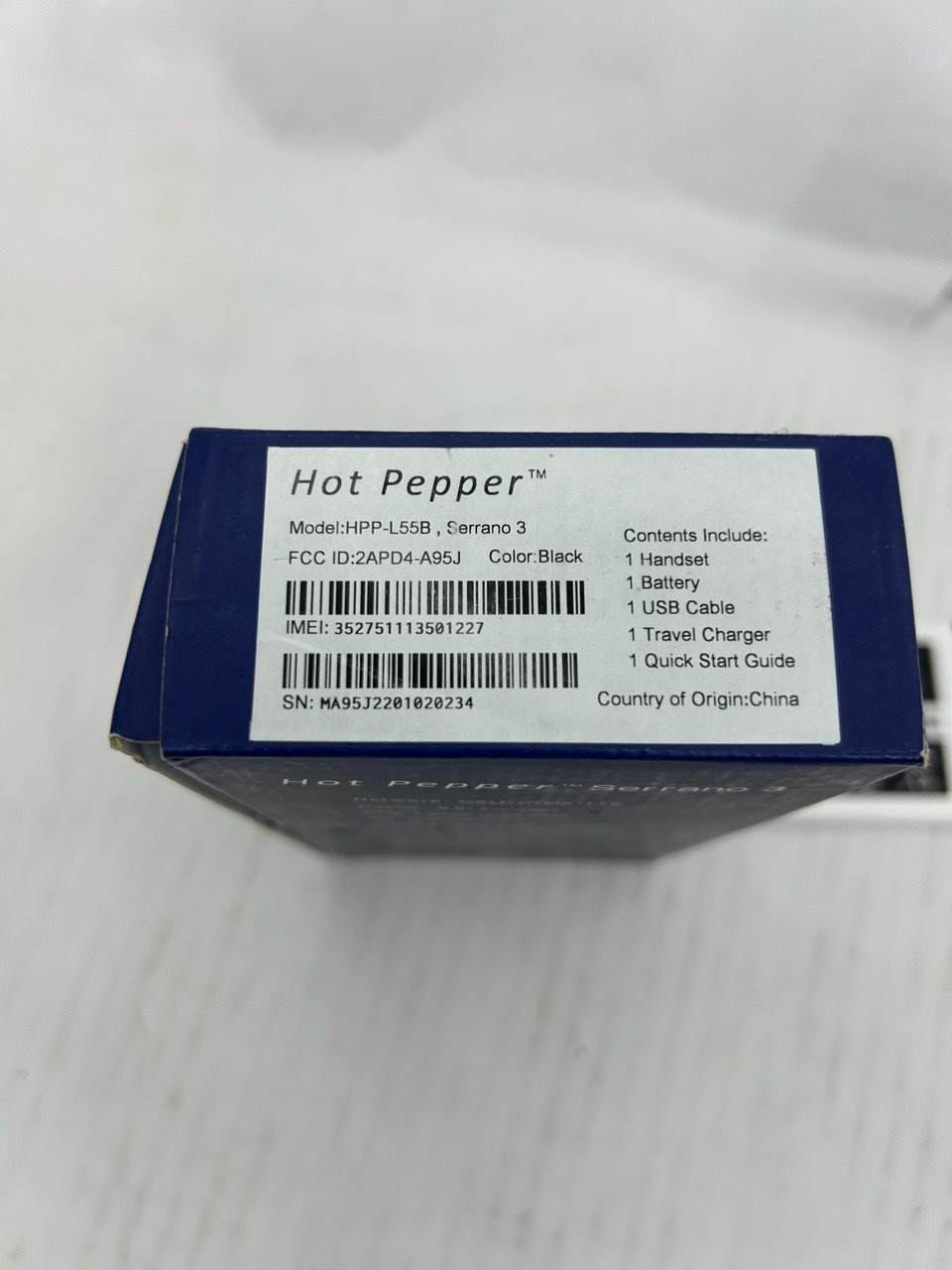 READ THE DESCRIPTION BEFORE BUYING!! Serrano 3 Hot Pepper Android Smart Phone