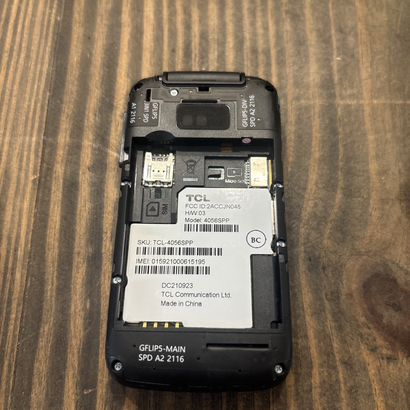 TCL Flip Pro 4G LTE Basic Flip VERIZON NO SIM (4056SPP)(Slate Gray)