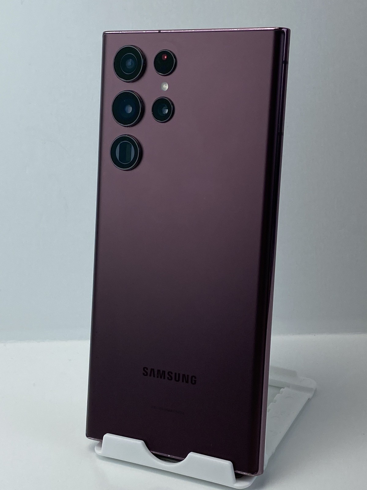 Samsung Galaxy S22 Ultra 5G SM-S908U1 128GB Burgundy Clean ESN Factory Unlocked