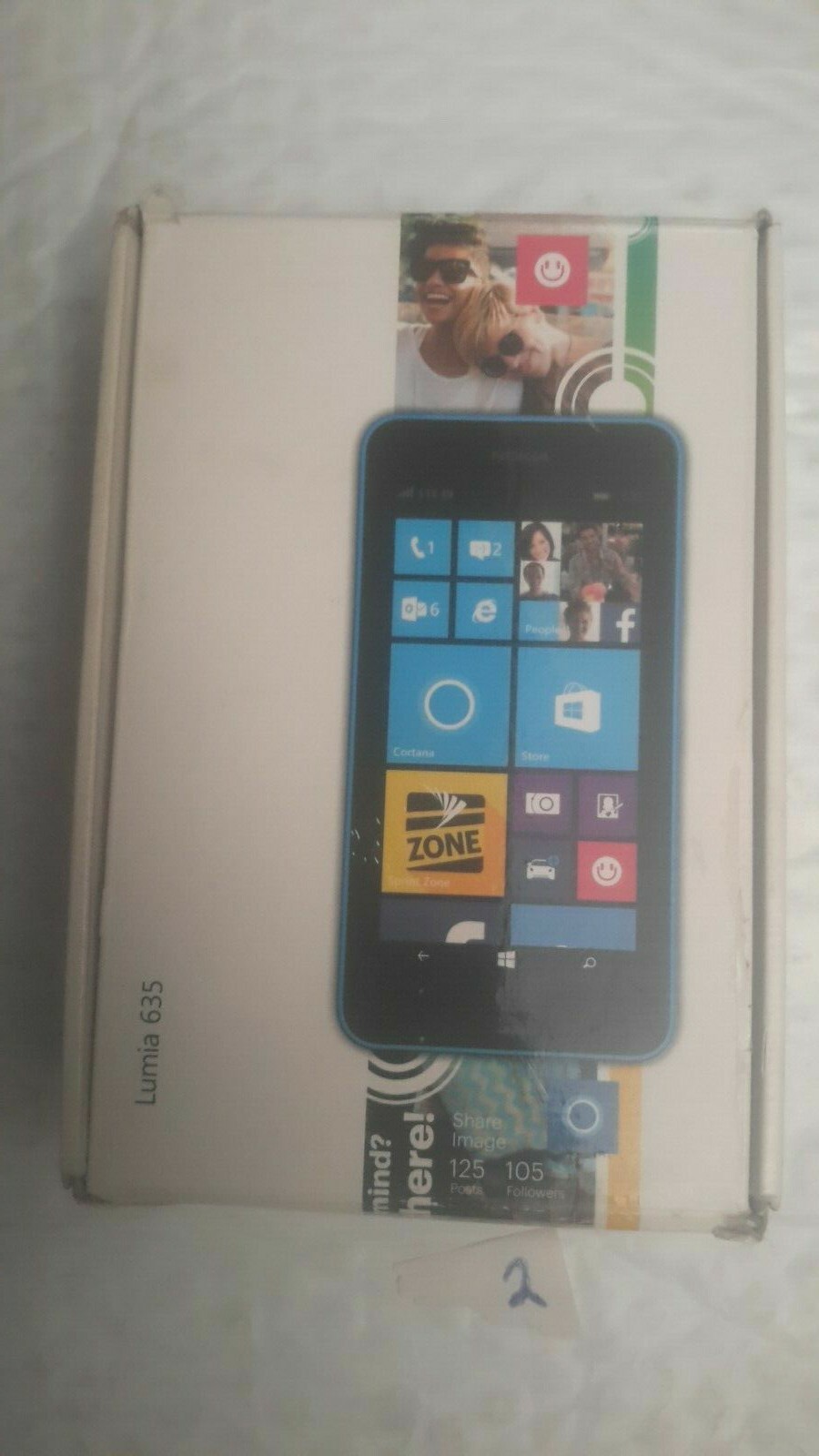 SPRINT NOKIA LUMIA 635 BLUE WINDOWS SMART CELL phone pro owed nice condition.