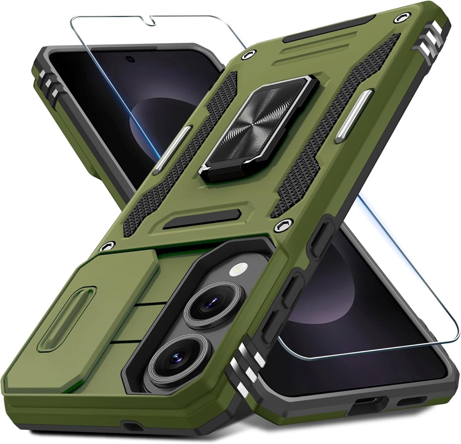 ForSamsung Galaxy S25 Edge Case Shockproof Protective Military Guard Phone Cover