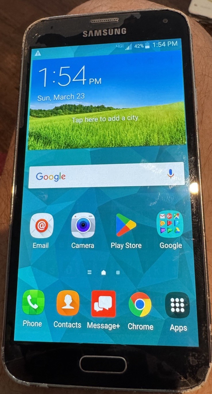 Samsung Galaxy S5 SM-G900V (Verizon) Black 16GB Fast Ship Good Used Laminated