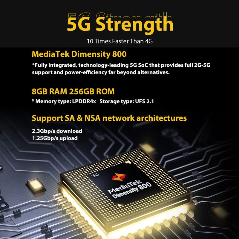 Global 5G Blackview BL6000 Pro Rugged Smartphone Android 13 Outdoors Octa Core