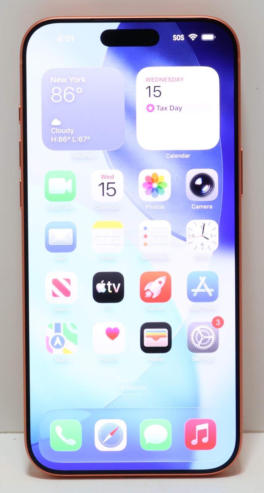 Apple iPhone 17 Pro Max 512GB (Verizon) 6.9″ MFXL4LL/A Cosmic Orange