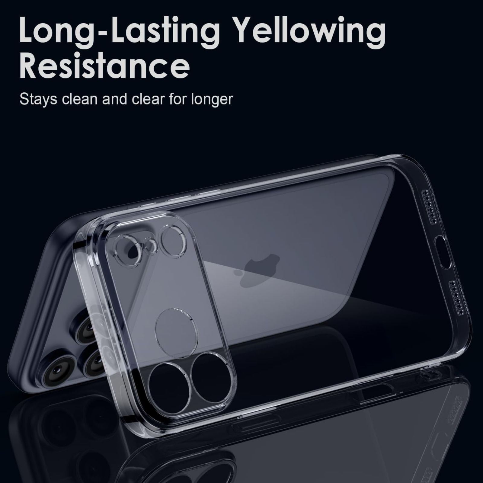 Clear TPU Case for iPhone 17 Pro Max – Ultra Slim, Shockproof, Scratch-Resistant