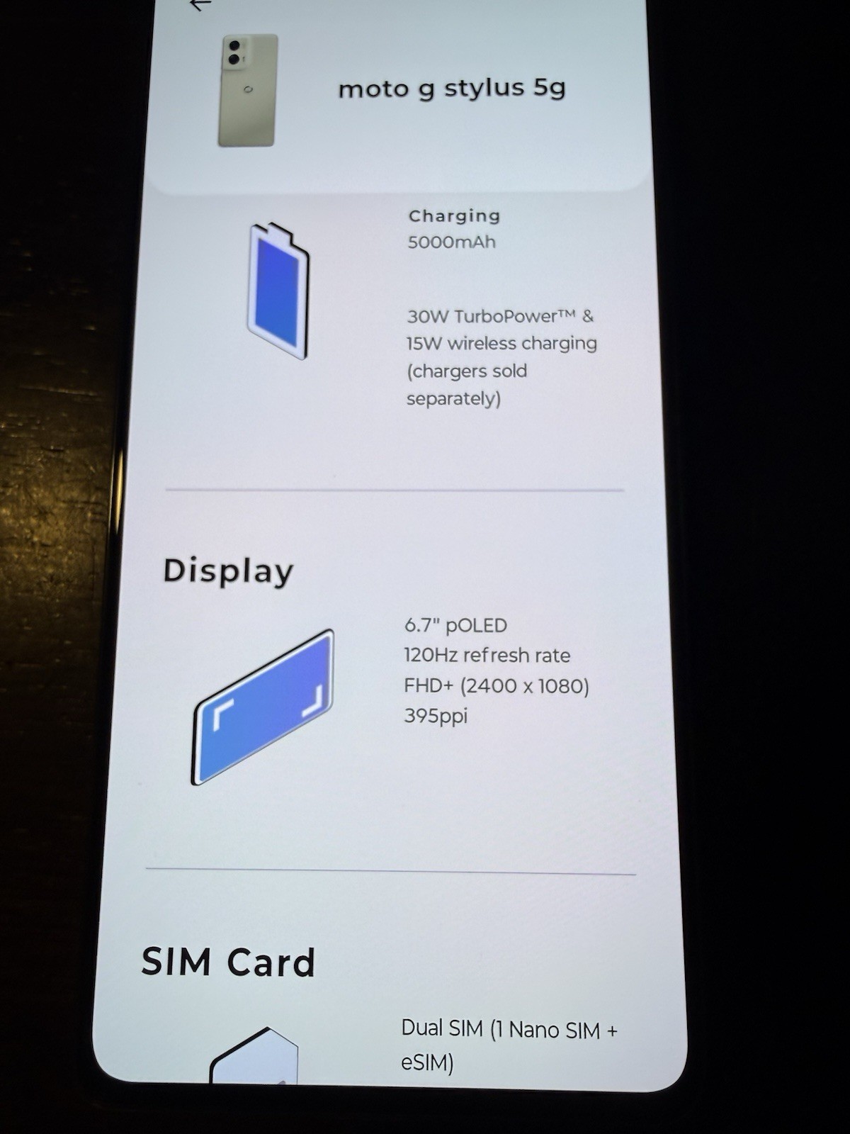 Motorola Moto G Stylus 5G 2024 – 128GB – Caramel Latte (Tracfone/Verizon Locked)