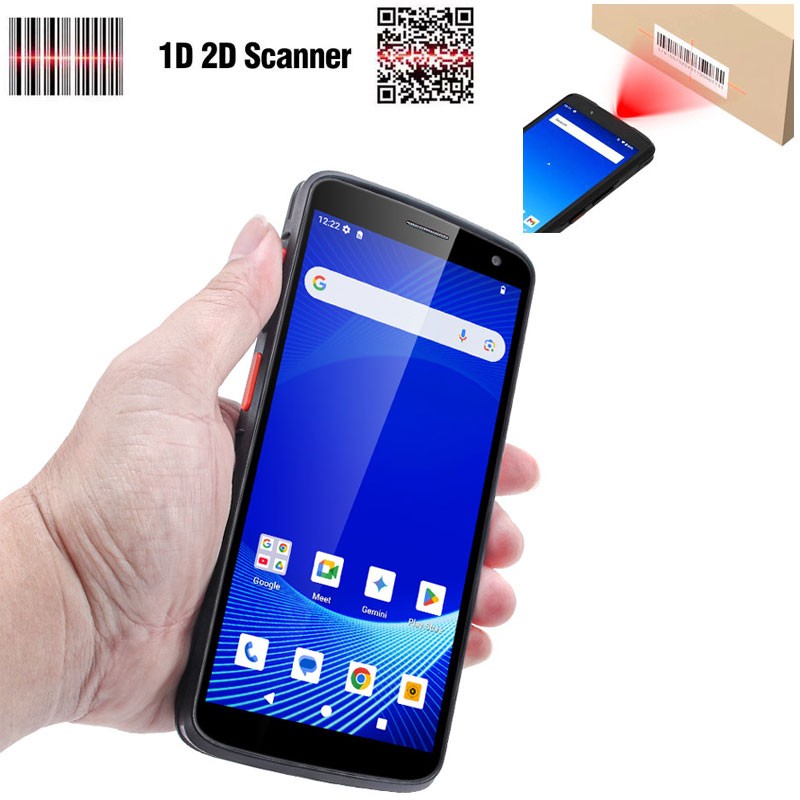 2D QR Scanner 4G LTE Rugged Smartphone Handheld PDA Android 15 Mobile UNIWA M602