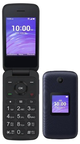 TCL FLIP Go 8GB 4058W 4G LTE (T-Mobile) Unlocked Flip Phone – Excellent
