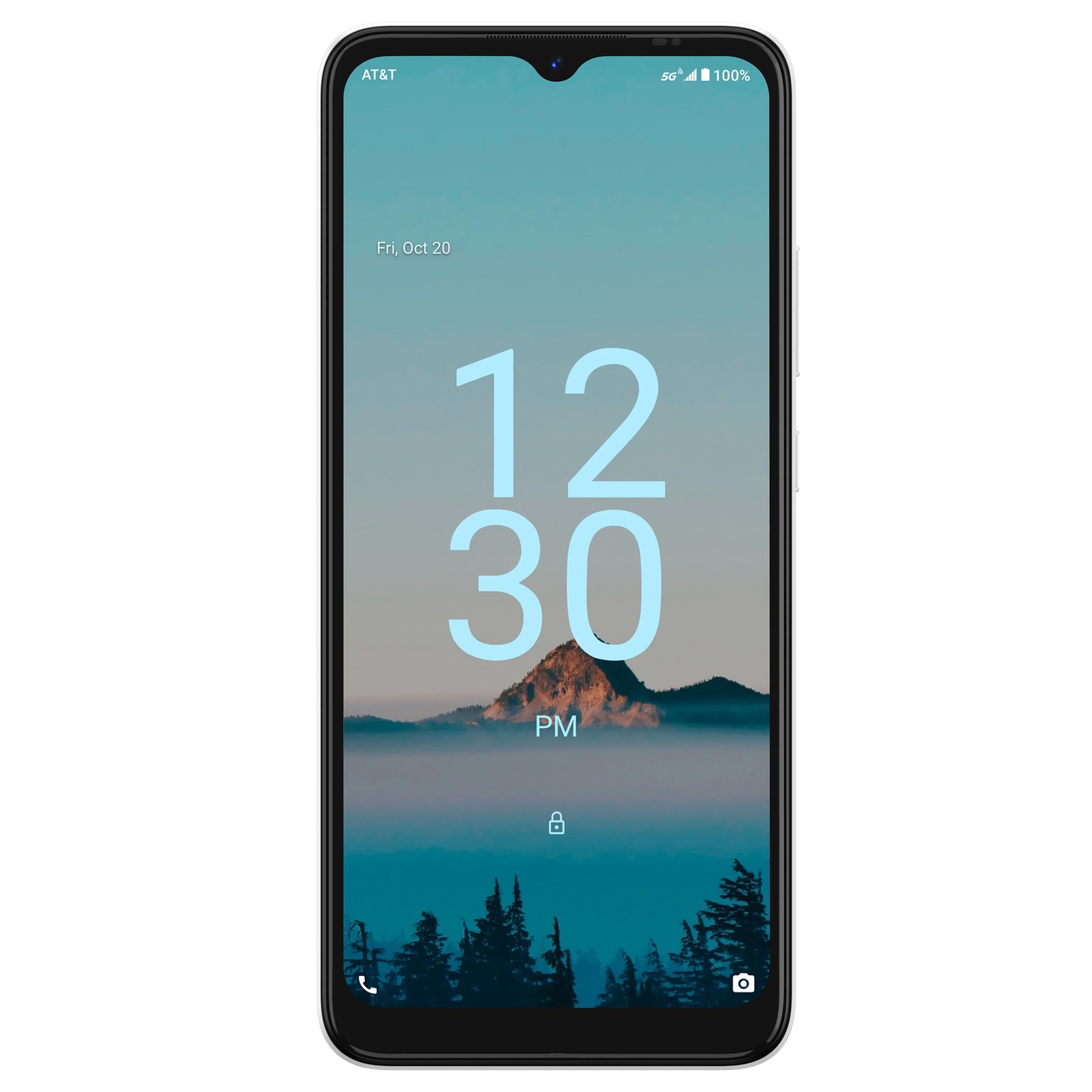 AT&T Propel 5G 64GB Silver Prepaid Smartphone, Mosaic Silver