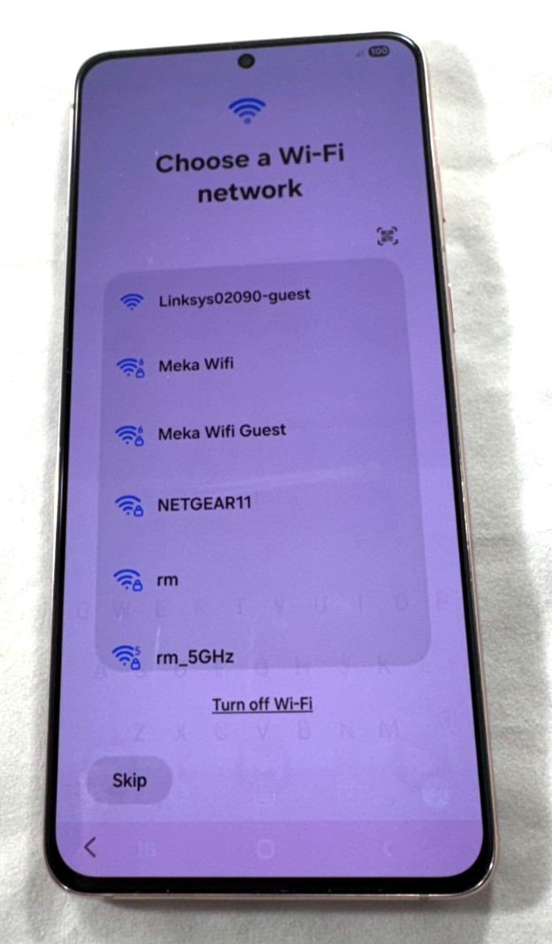 SAMSUNG GALAXY S21+ PLUS 5G SM-G996U 128GB PHANTOM VIOLET (LIGHT SCREENBURN)