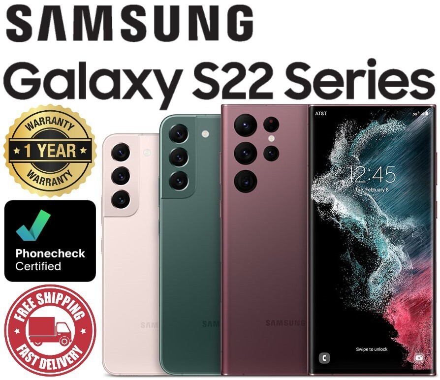 Samsung Galaxy S22 | S22+ | S22 Ultra 128GB 256GB Unlocked Verizon AT&T T-Mobile