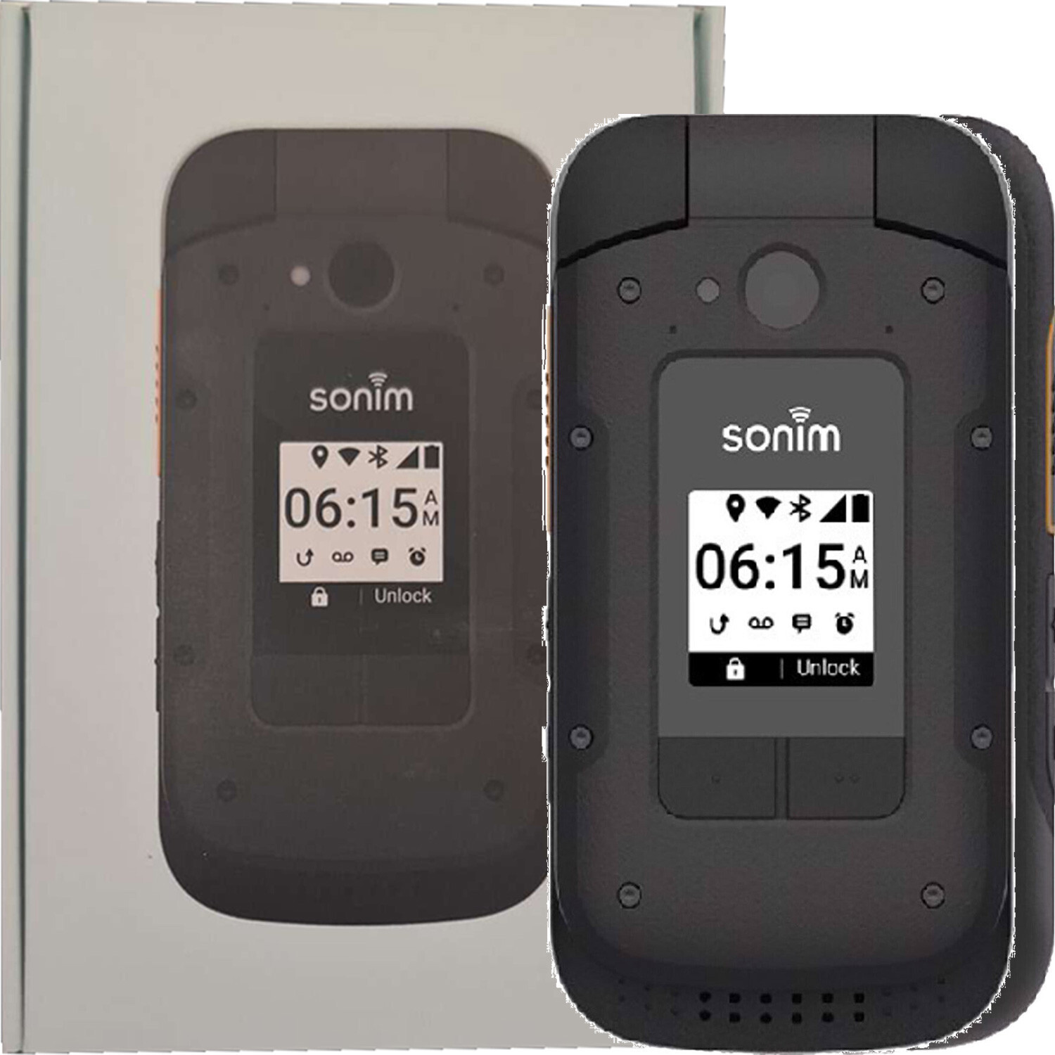 BNIB Sonim XP3 plus 4G/LTE Black 16GB + 2GB Single SIM Factory Unlocked GSM