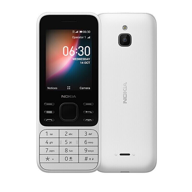 Dual SIM Nokia 6300 4G LTE WIFI Radio 2MP 0.3″ 4GB 512MB RAM Mobile Phone