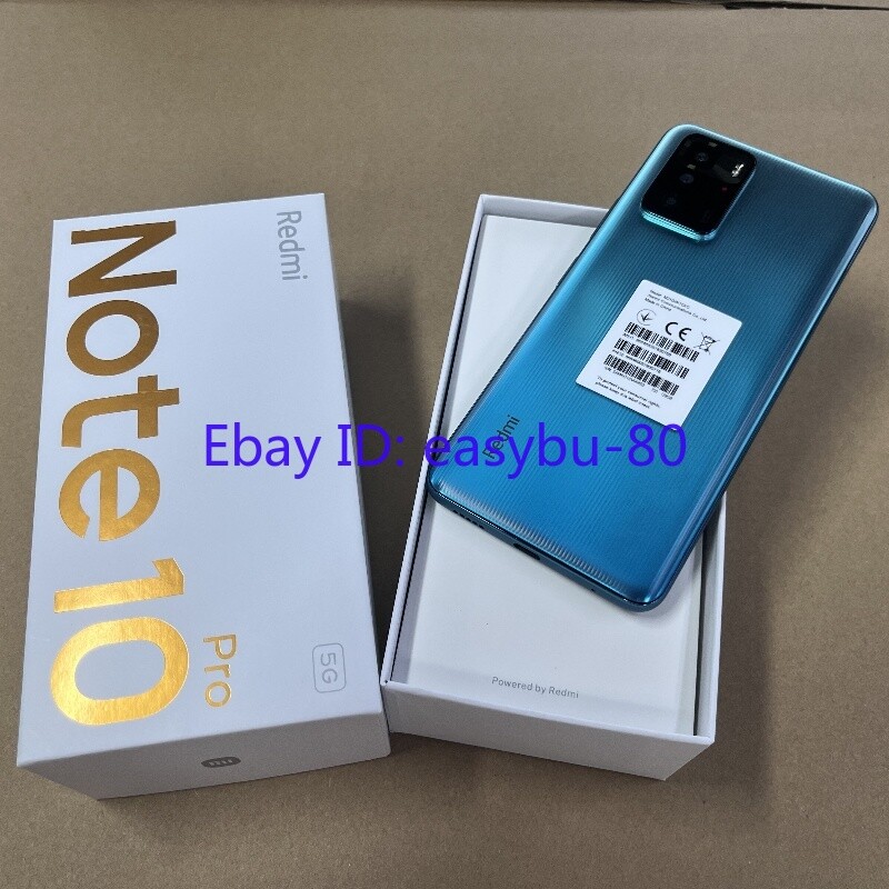 Xiaomi Redmi Note 10 Pro 5G-Dual SIM-64GB -Factory Unlocked-Octa-core-New Sealed
